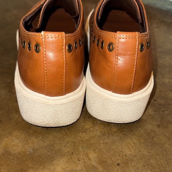 Brown Slip-On Platform Sneakers - Picture 5 of 6